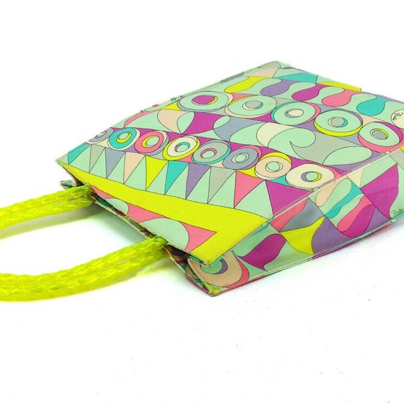 EMILIO PUCCI Tote Bag Pucci (handle) Pink canvas Auth used - Picture 2 of 9